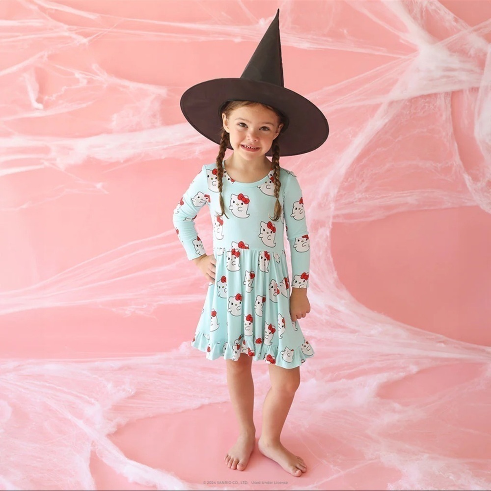 Posh peanut hello kitty ghost twirl dress 2T NIB